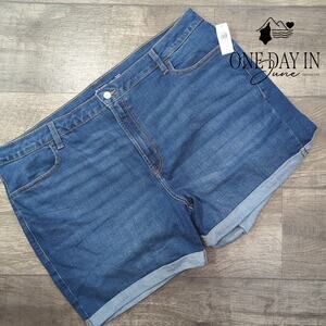 Old Navy Plus Size High Rise Wow Denim Shorts Size 24